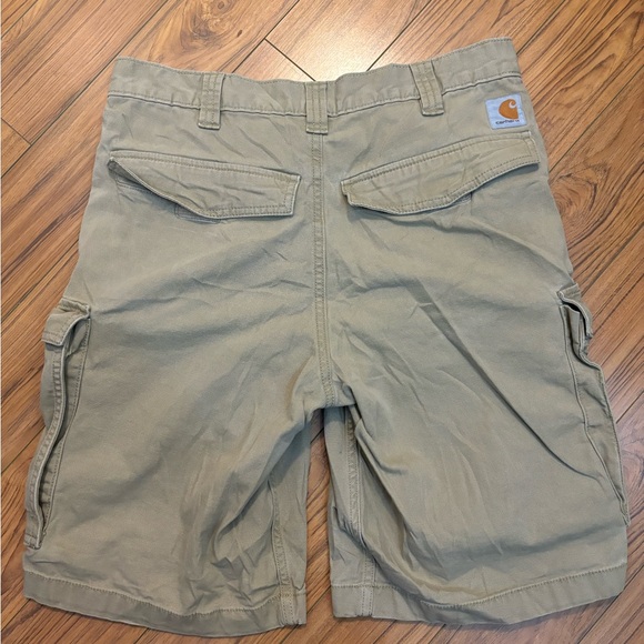 Men’s Carhartt Relaxed Fit Tan Cargo Shorts Size 32 - Picture 4 of 8